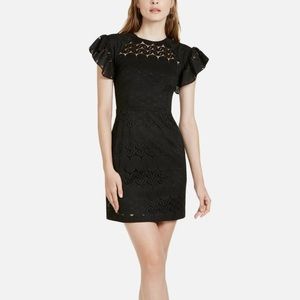 Trina Trina Turk - Mai Tai Womens Lace Short Shift Dress
